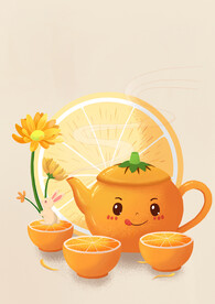 橘子橙子类海报