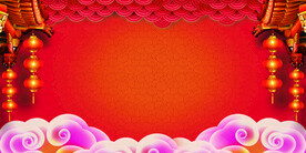 红色宣传栏背景展板素材