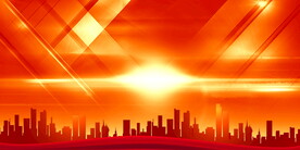 红色宣传栏背景展板素材