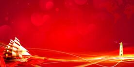 红色宣传栏背景展板素材