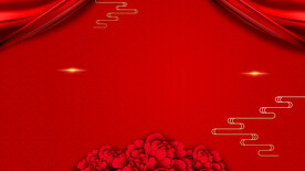 红色宣传栏背景展板素材