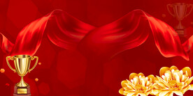 红色宣传栏背景展板素材