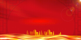 红色宣传栏背景展板素材