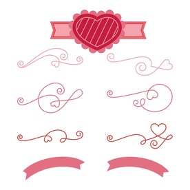 情人节素材  情人节边框 