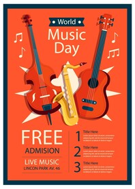 世界音乐节 海报
