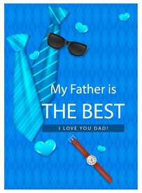 父亲节海报 