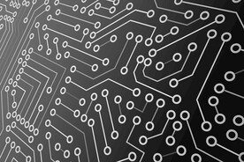 科技感电子线路板图片