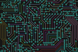 科技感电子线路板图片