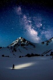 雪山星空