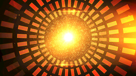 金色科技感会议舞台背景图片