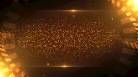 金色科技感会议舞台背景图片