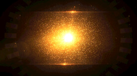 金色科技感会议舞台背景图片