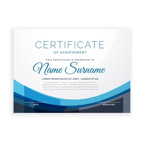 获奖证书 荣誉证书 