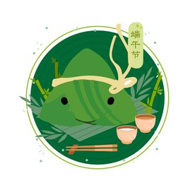 粽子插画  表情包