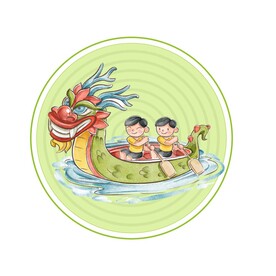 端午节龙舟  