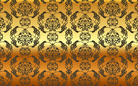 金色花纹背景