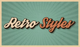 复古字体效果