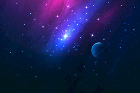 绚丽宇宙星空太空图片素材 