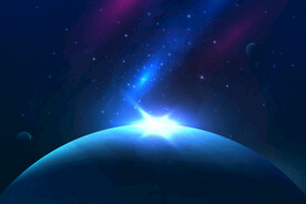 绚丽宇宙星空太空图片素材 