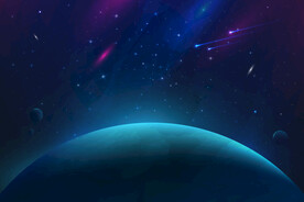 绚丽宇宙星空太空图片素材 