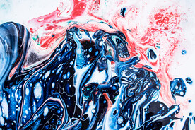 水彩墨韵流体肌理纹理背景图片