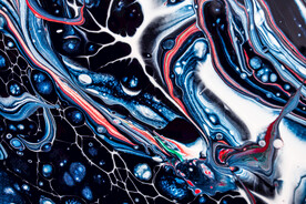 水彩墨韵流体肌理纹理背景图片