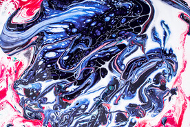 水彩墨韵流体肌理纹理背景图片