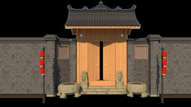 新中式门楼