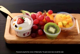 水果酸奶高清图