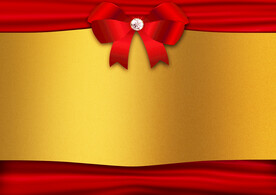 红色金色边框背景