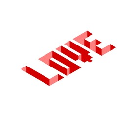  love立体字