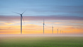 夕阳公路风电站
