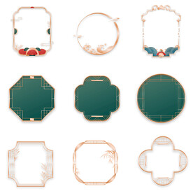 中国风古风传统窗框轩窗