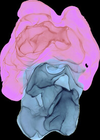 水彩墨韵肌理纹理背景图