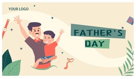 父亲节海报 