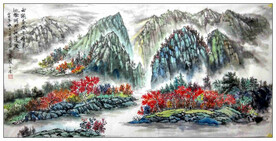 大美秦岭--山水画