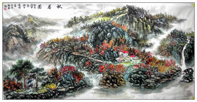 大美秦岭--山水画