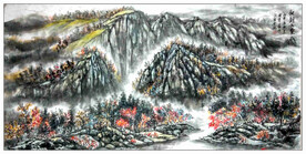 大美秦岭-山水画