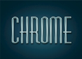 金属质感效果字