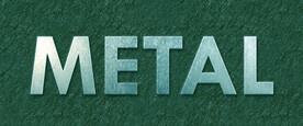 金属质感效果字