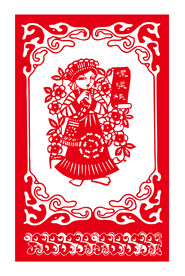 傈傈族剪纸