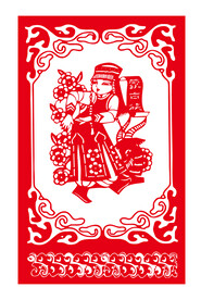蒙古族剪纸