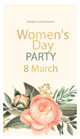 女神节展架海报