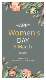 女神节展架海报