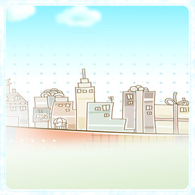 儿童相册设计模板封底