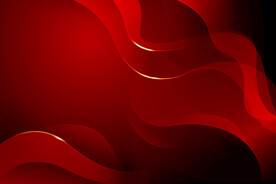 红色背景