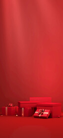 红色背景