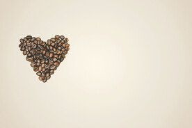 咖啡豆爱心