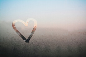 玻璃上的爱心