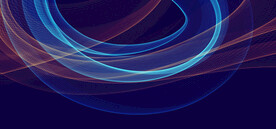 蓝色科技抽象线条扭曲背景